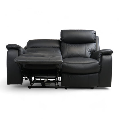 Nyrenset | Sort Mayfield 2-seter reclinersofa fra A-Møbler i hud/PVC