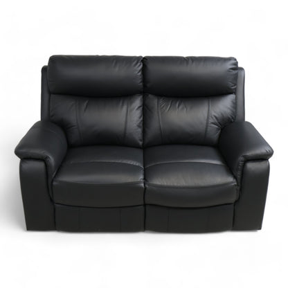 Nyrenset | Sort Mayfield 2-seter reclinersofa fra A-Møbler i hud/PVC