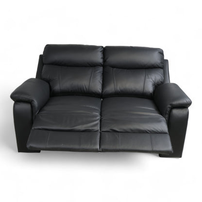 Nyrenset | Sort Mayfield 2-seter reclinersofa fra A-Møbler i hud/PVC