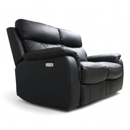 Nyrenset | Sort Mayfield 2-seter reclinersofa fra A-Møbler i hud/PVC