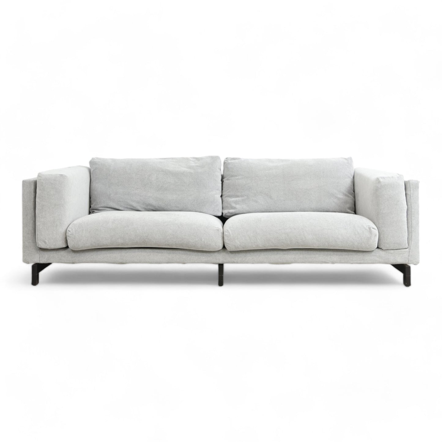 Nyrenset | Grå IKEA Nockeby 3-seter sofa