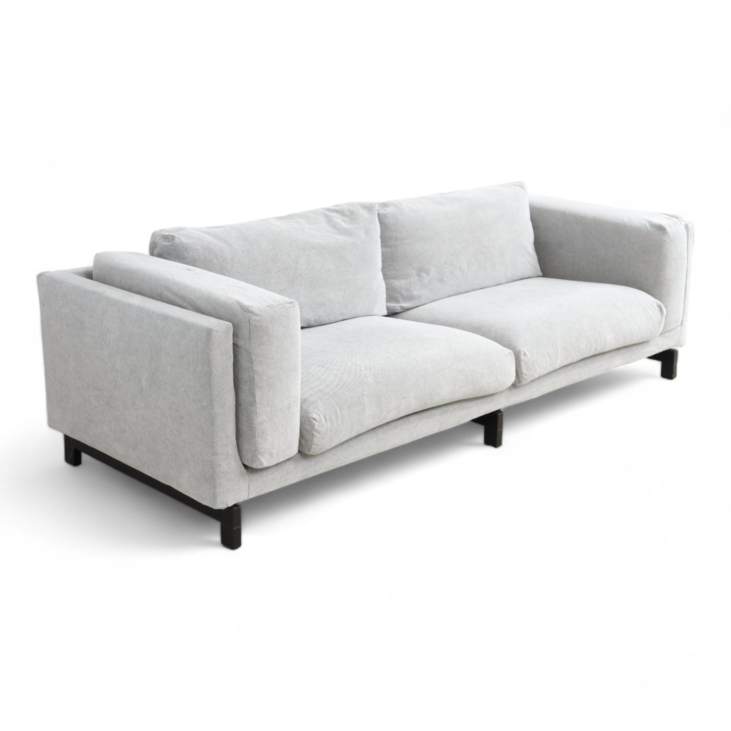 Nyrenset | Grå IKEA Nockeby 3-seter sofa