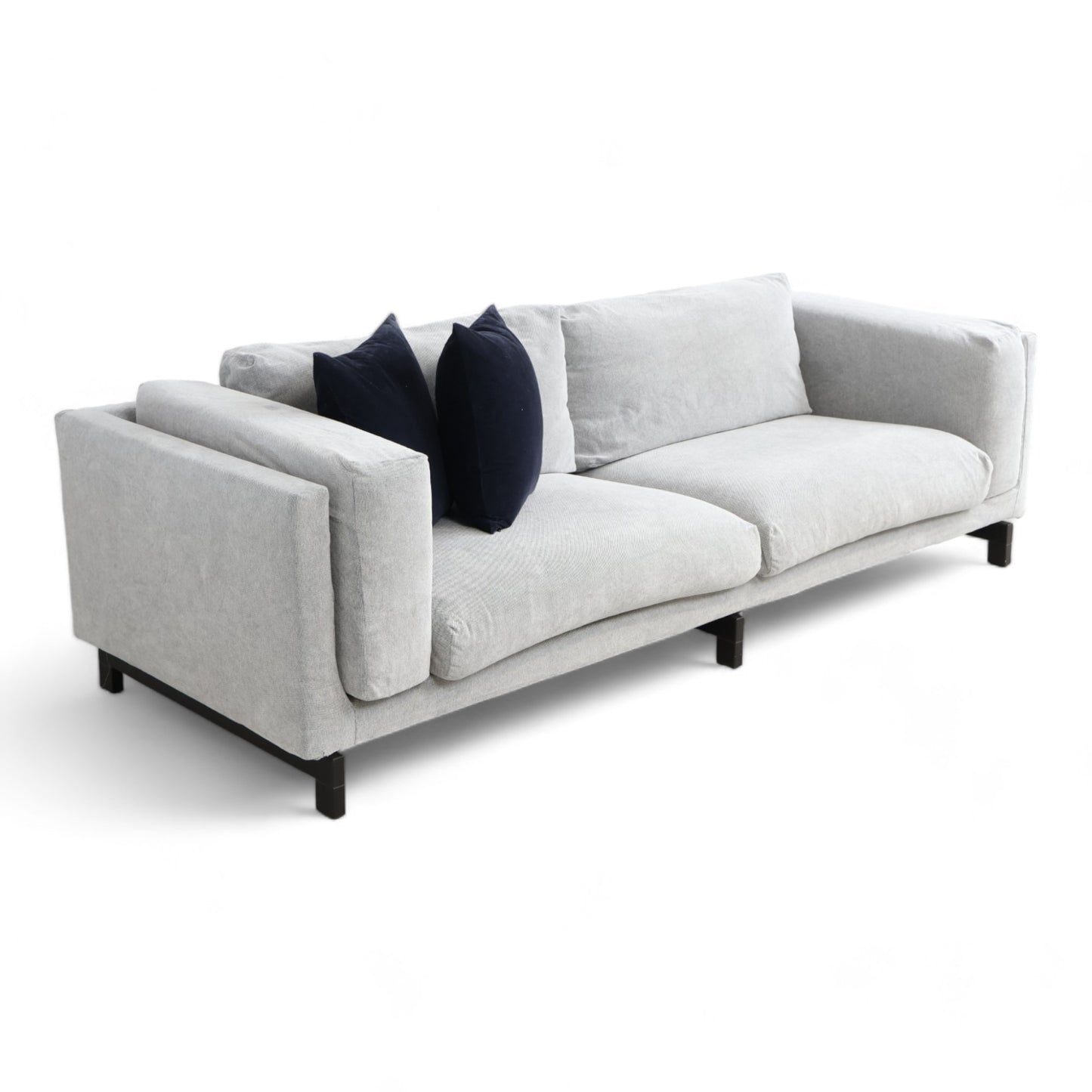 Nyrenset | Grå IKEA Nockeby 3-seter sofa