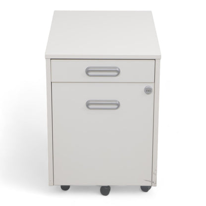 Nyrenset | Skuffeseksjon på hjul, lås på dør