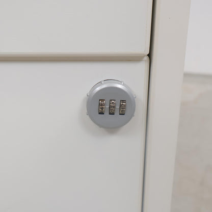 Nyrenset | Skuffeseksjon på hjul, lås på dør