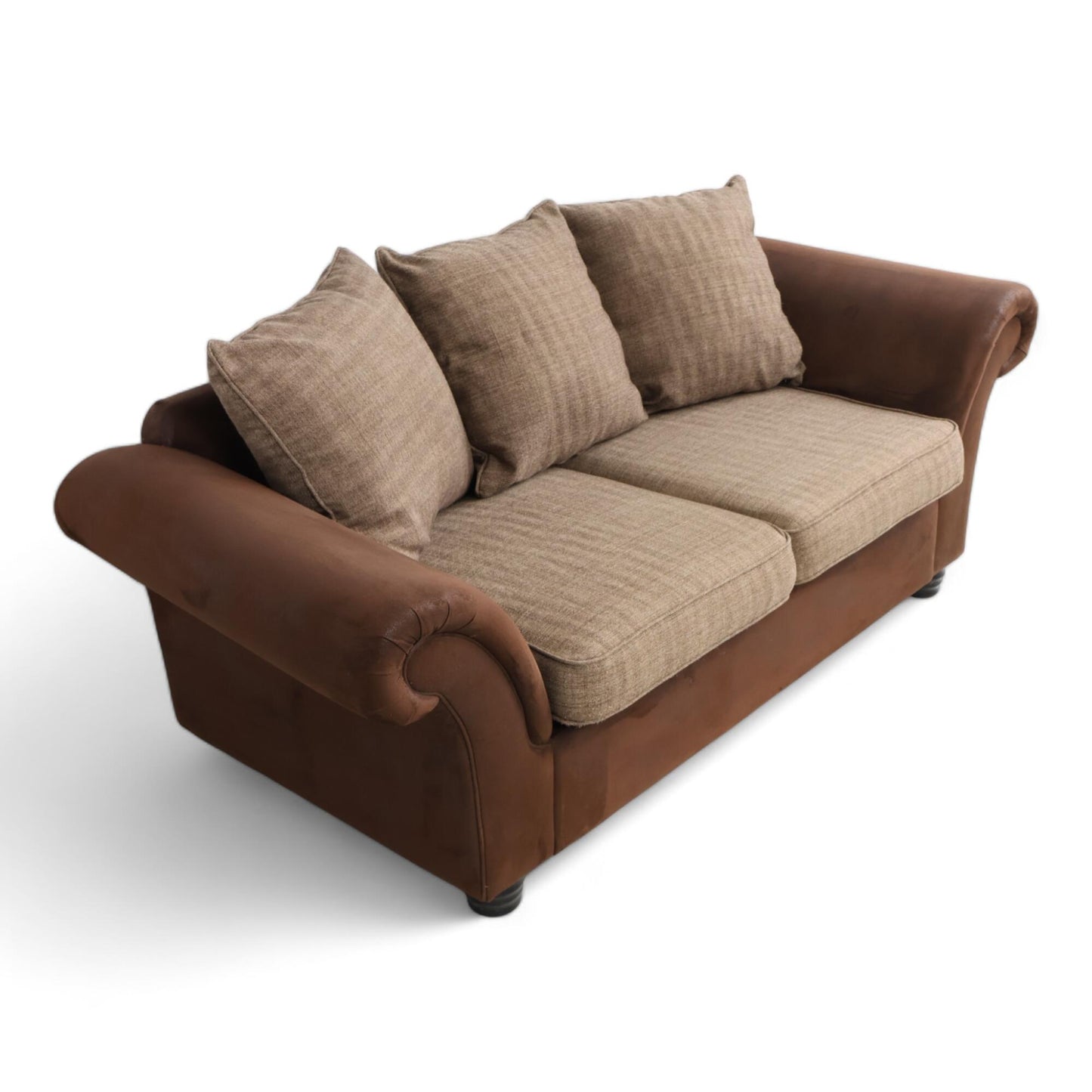 Nyrenset | 2-seter sofa i semsket skinn
