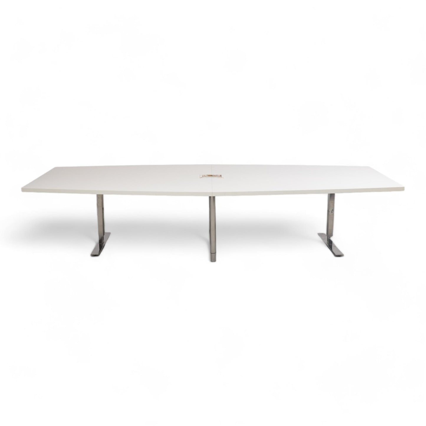 Kvalitetsikret | Hvitt møtebord fra IKEA, 340x145 cm