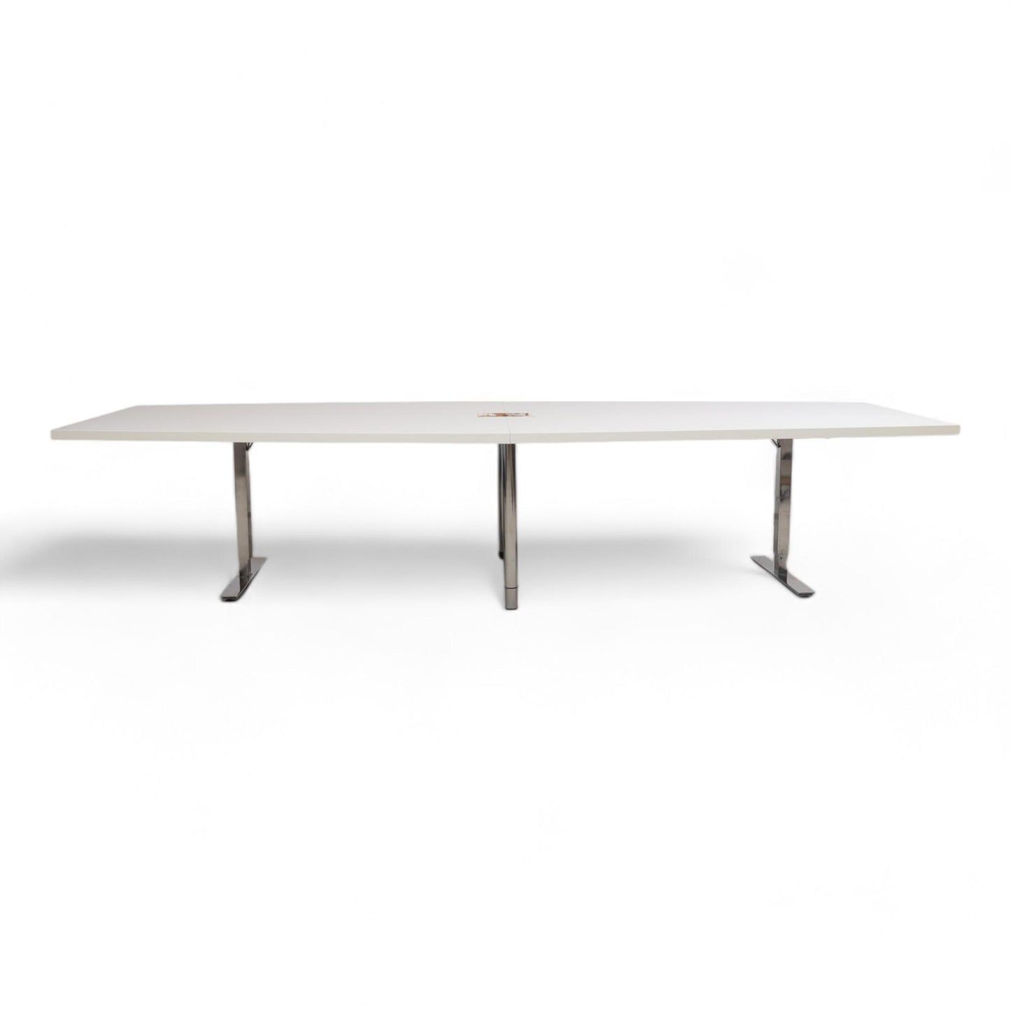 Kvalitetsikret | Hvitt møtebord fra IKEA, 340x145 cm