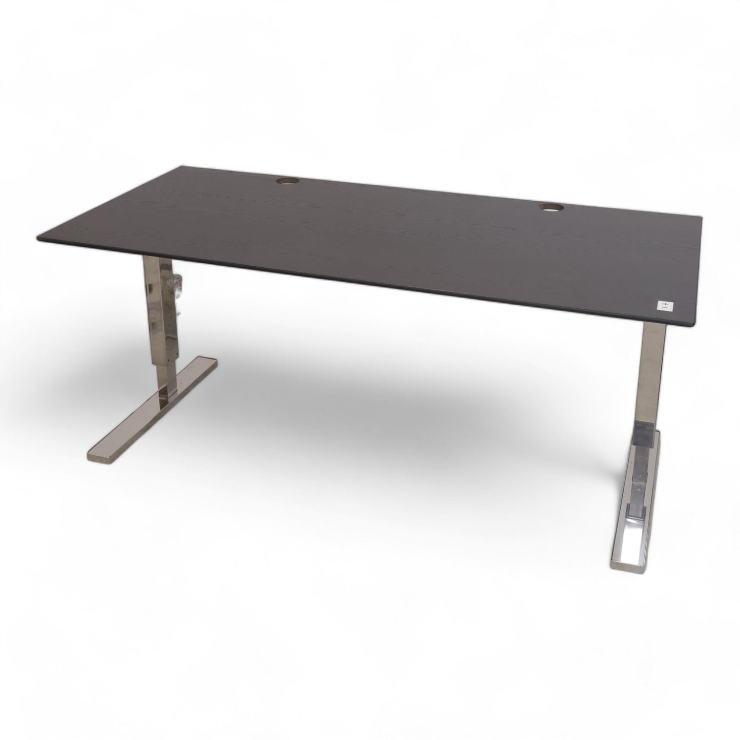 Kvalitetsikret | Horreds elektrisk hev/senk skrivebord med krom ben, 180x80 cm