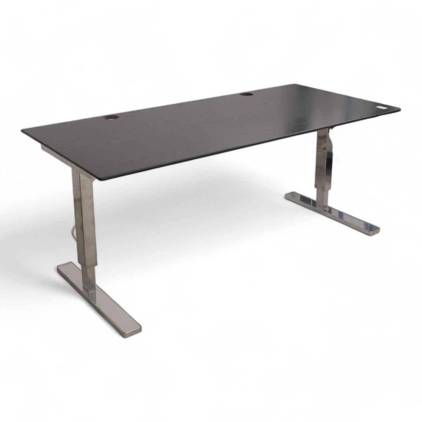 Kvalitetsikret | Horreds elektrisk hev/senk skrivebord med krom ben, 180x80 cm