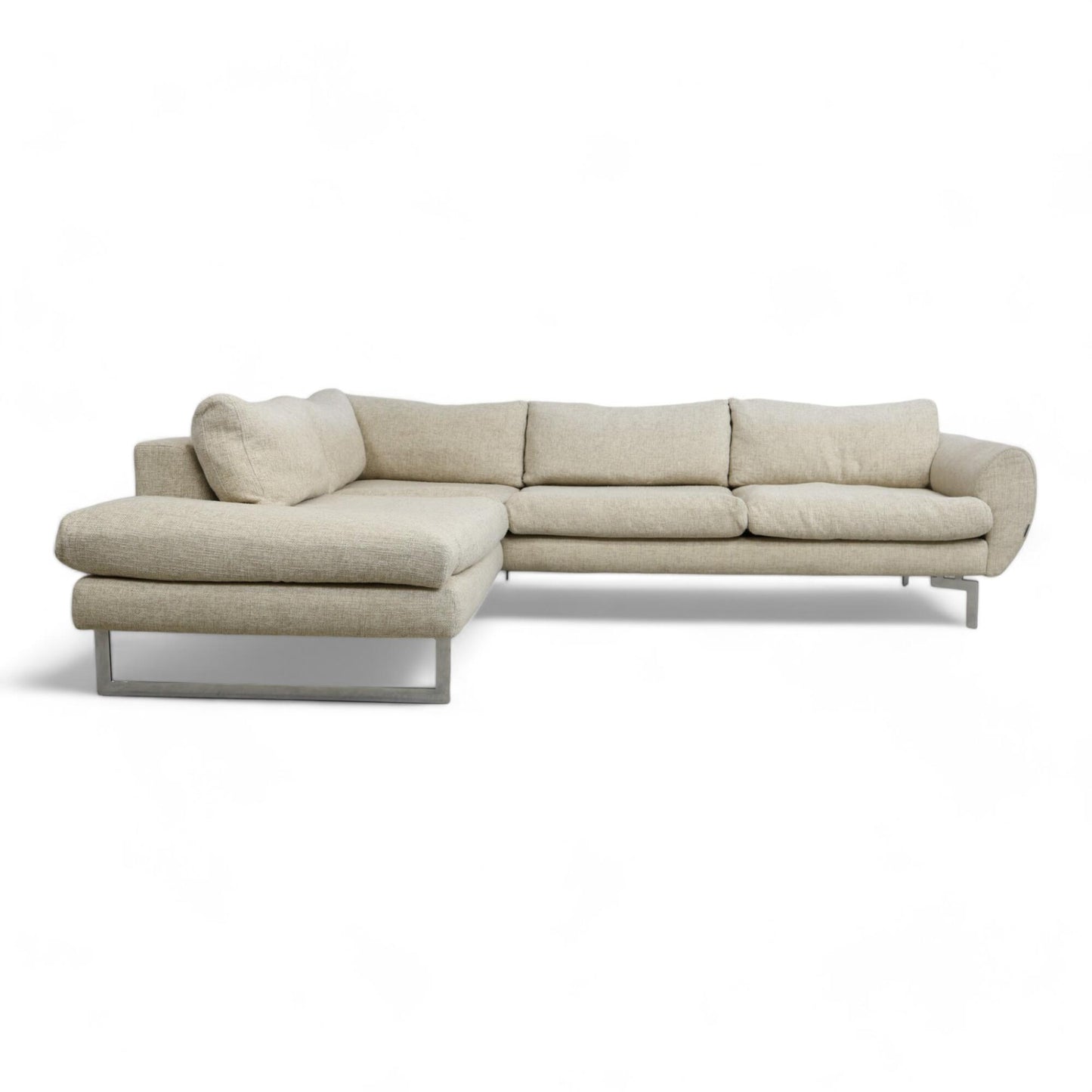 Nyrenset | Beige Furninova sjeselongsofa