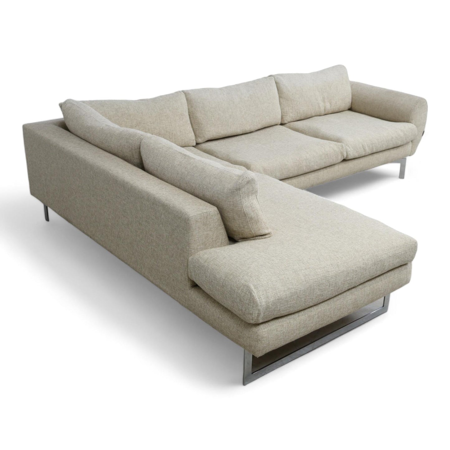 Nyrenset | Beige Furninova sjeselongsofa