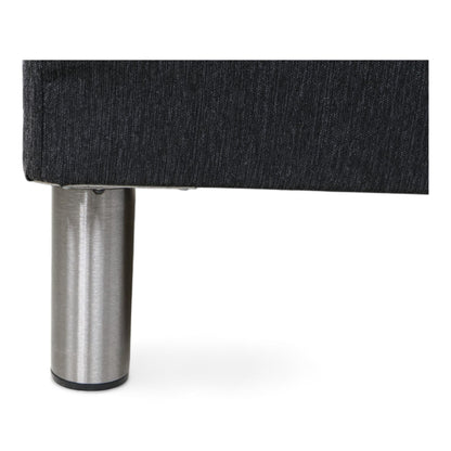 Nyrenset | Mørk grå DreamZone kontinentalseng 90x200 GOLD C35