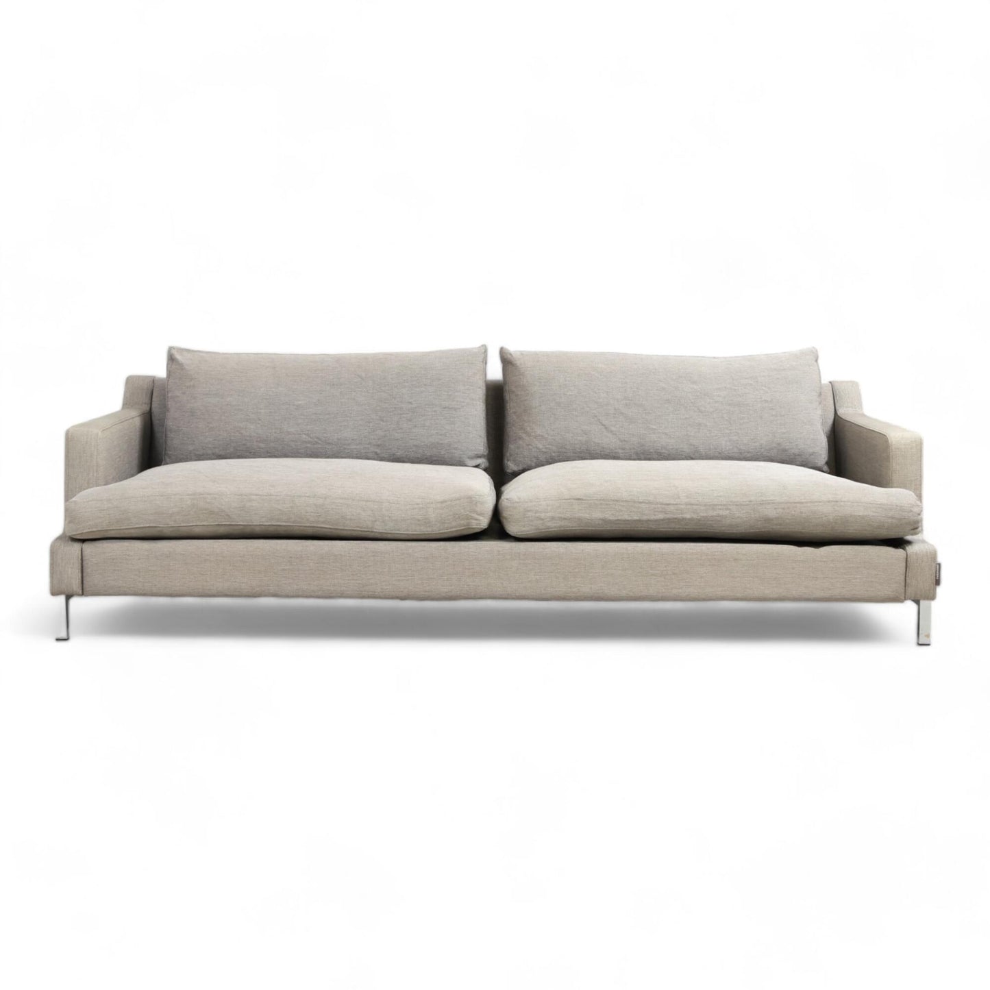 Nyrenset | Grå/Beige Tromøya 3-seter Sofa fra Hødnebø