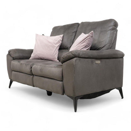 Utmerket tilstand | Mora 2-seter recliner sofa i imitert skinn