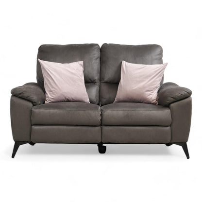 Utmerket tilstand | Mora 2-seter recliner sofa i imitert skinn