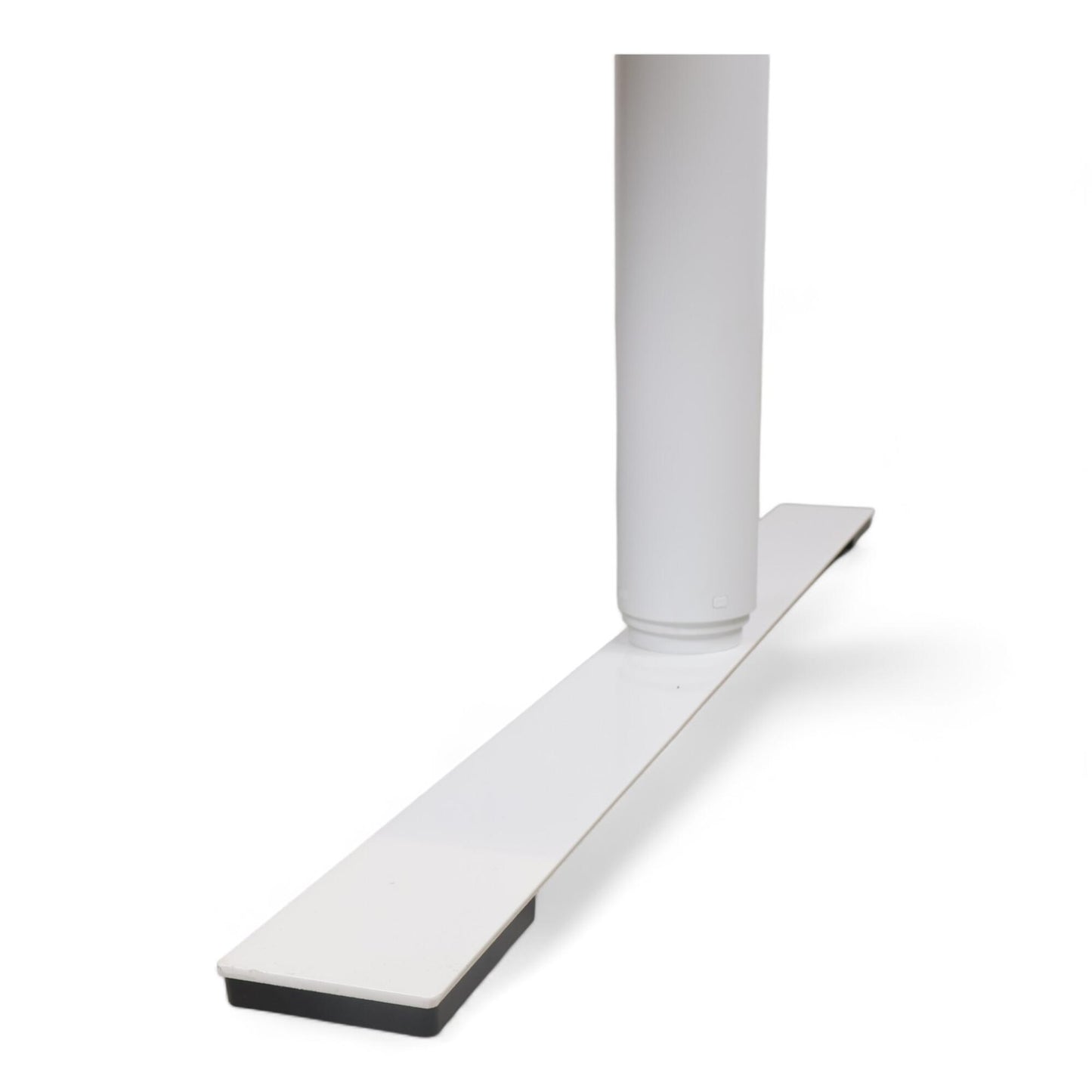 El hev/senk skrivebord 140x70 cm, hvit laminat, Dencon Delta