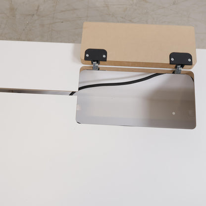 Nyrenset | Hvit Dencon Delta elektriske hev/senk skrivebord 140x80cm