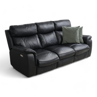 Nyrenset | Mora recliner 3 seter i skinn
