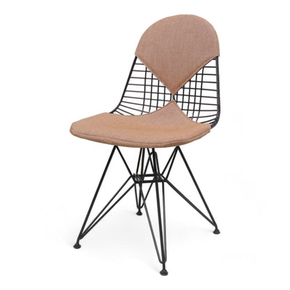 Nyrenset | Vitra Wire Chair DKR-2 i Cognac/Ivory