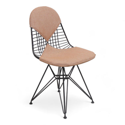 Nyrenset | Vitra Wire Chair DKR-2 i Cognac/Ivory