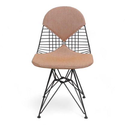Nyrenset | Vitra Wire Chair DKR-2 i Cognac/Ivory