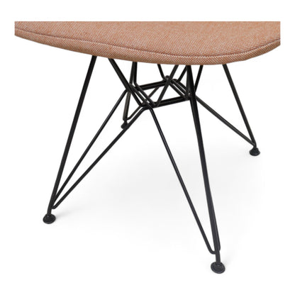 Nyrenset | Vitra Wire Chair DKR-2 i Cognac/Ivory