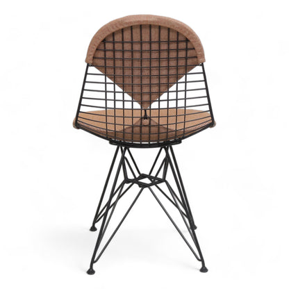 Nyrenset | Vitra Wire Chair DKR-2 i Cognac/Ivory