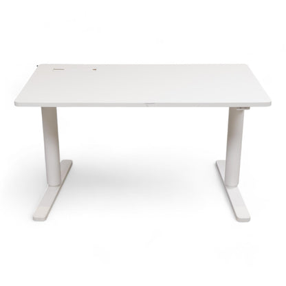 Kvalitetssikret | Hvit Dencon Delta elektriske hev/senk skrivebord 120x80cm