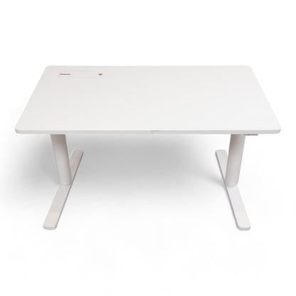 Kvalitetssikret | Hvit Dencon Delta elektriske hev/senk skrivebord 120x80cm