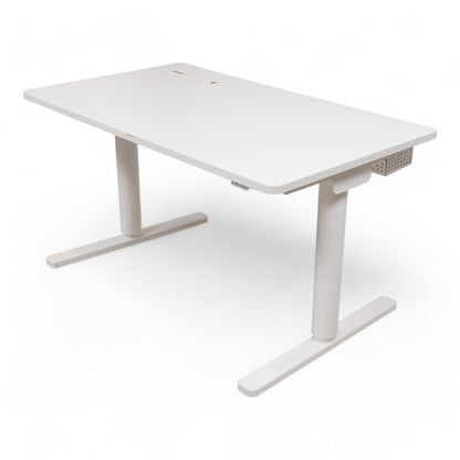 Kvalitetssikret | Hvit Dencon Delta elektriske hev/senk skrivebord 120x80cm