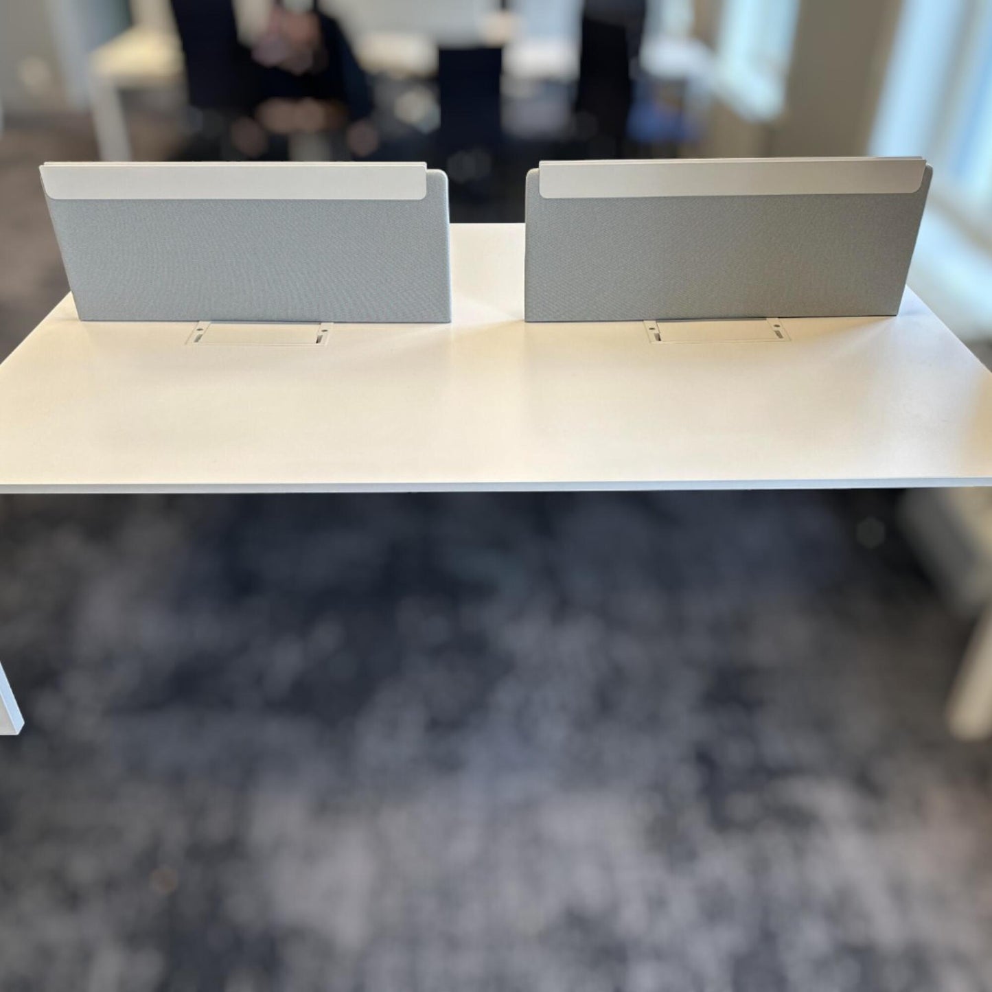 Vitra WorkIT kontorbord for 6 plasser i hvit, 240x160 cm