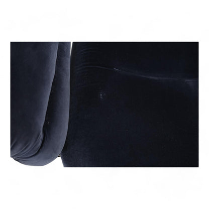 Nyrenset | Mørk blå Fogia Bollo lenestol i velur