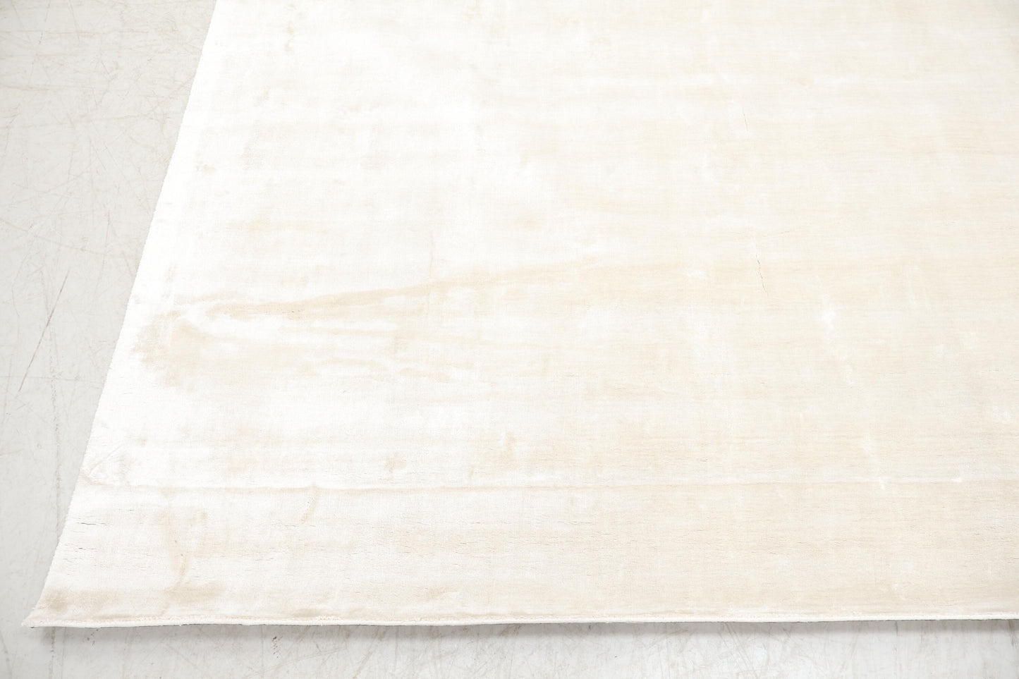 Ubrukt | Lyst beige Solid Viskosteppe Francis Pearl 300x400cm