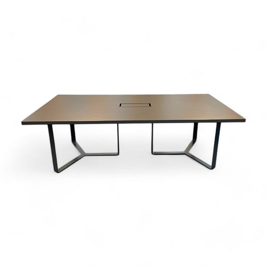 Kvalitetssikret | Mørkegrått møtebord, 240x120cm
