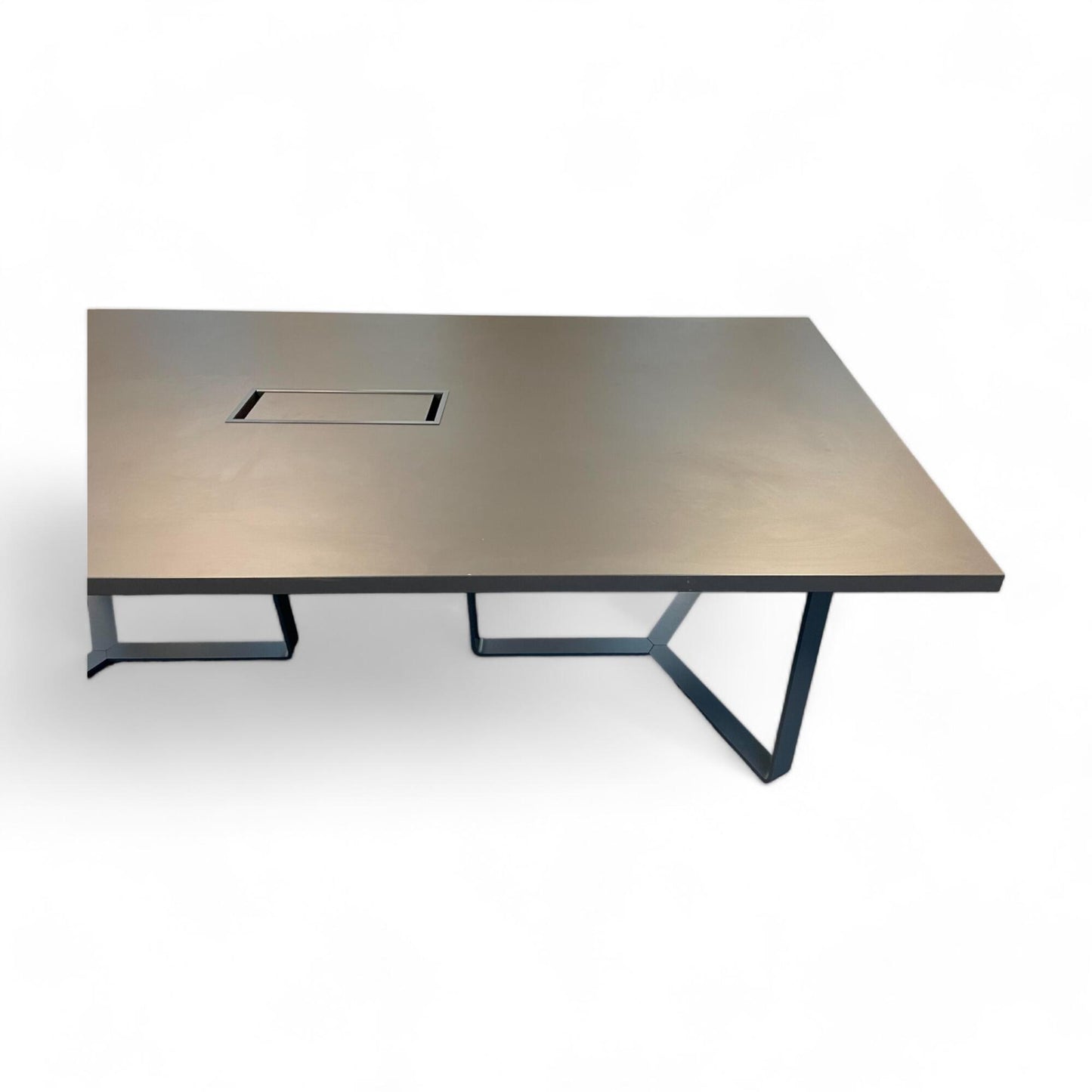 Kvalitetssikret | Mørkegrått møtebord, 240x120cm