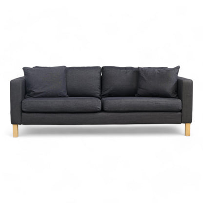 Nyrenset | Grå IKEA Karlstad 3-seter sofa