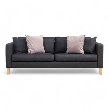 Nyrenset | Grå IKEA Karlstad 3-seter sofa