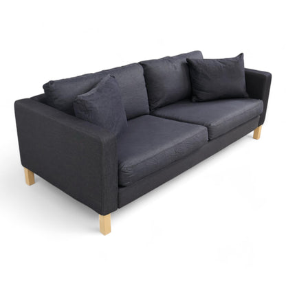 Nyrenset | Grå IKEA Karlstad 3-seter sofa