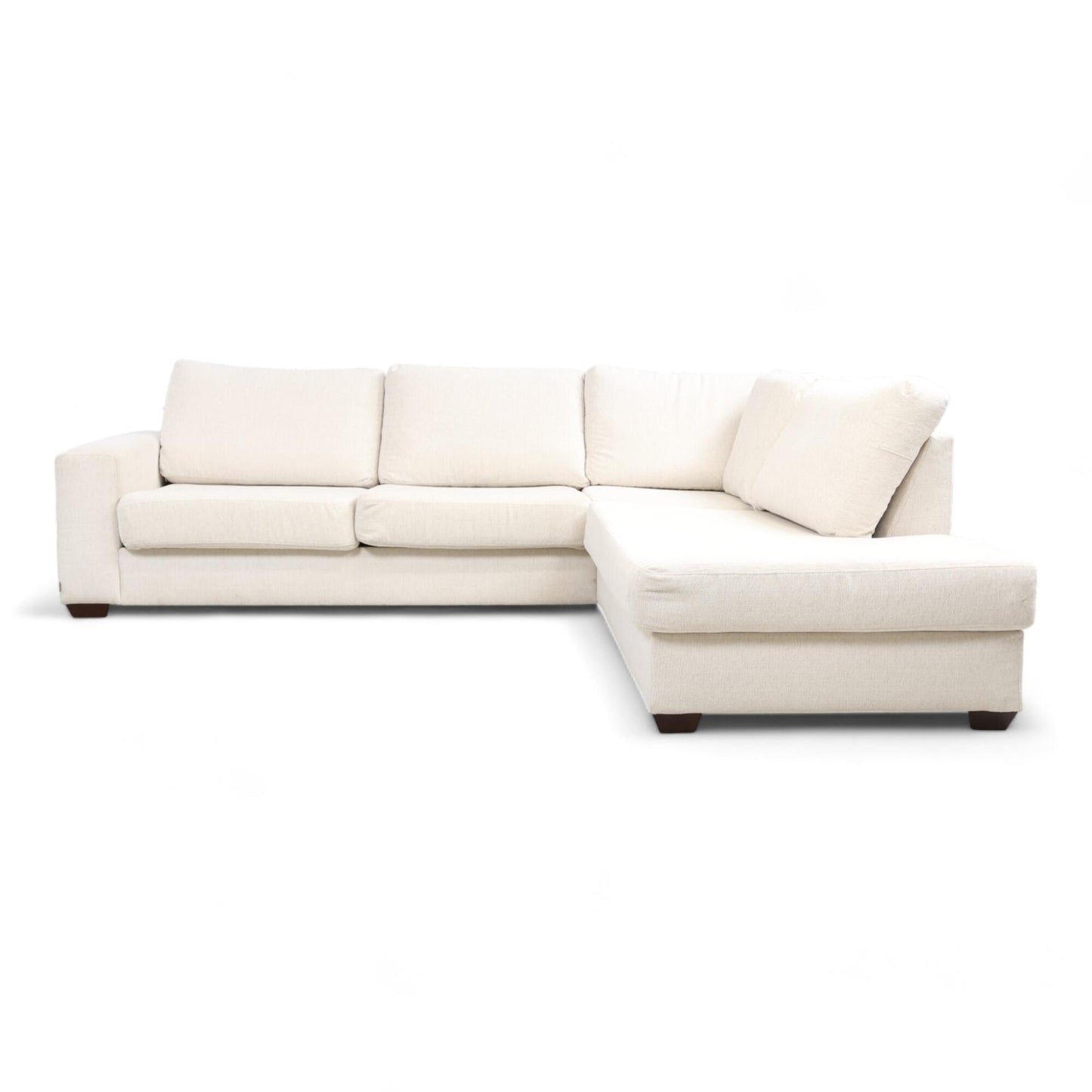 Nyrenset | Hvit Bellus sofa med sjeselong