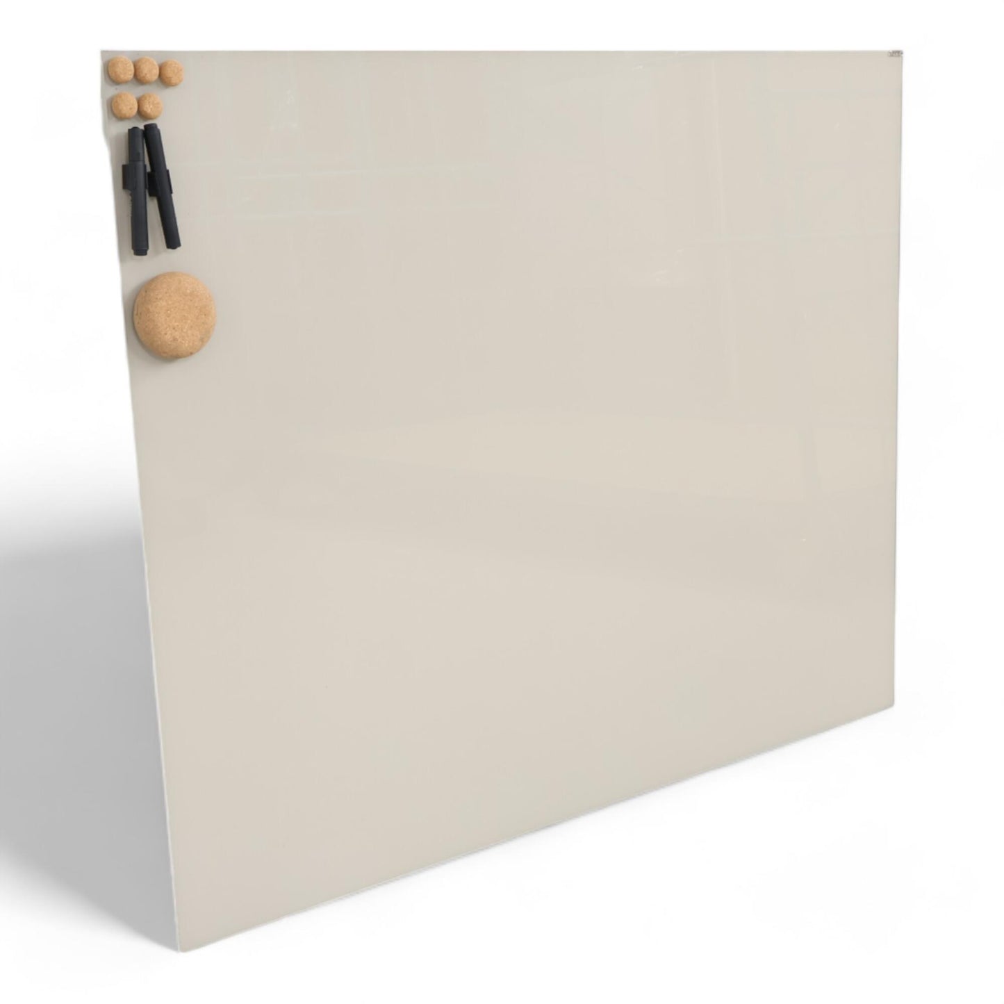 Utmerket tilstand | Osnes Mood glasstavle i beige, 125x100 cm