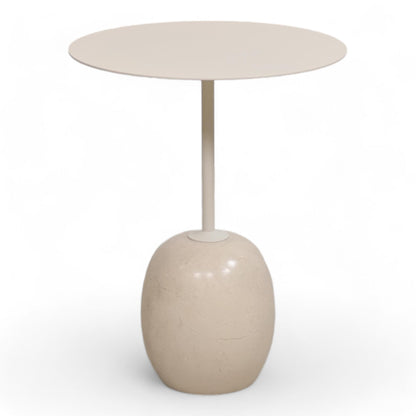 Utmerket tilstand | &TRADITION Lato LN8 rundt marmorbord i Ivory White / Crema Diva