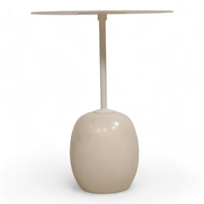 Utmerket tilstand | &TRADITION Lato LN8 rundt marmorbord i Ivory White / Crema Diva