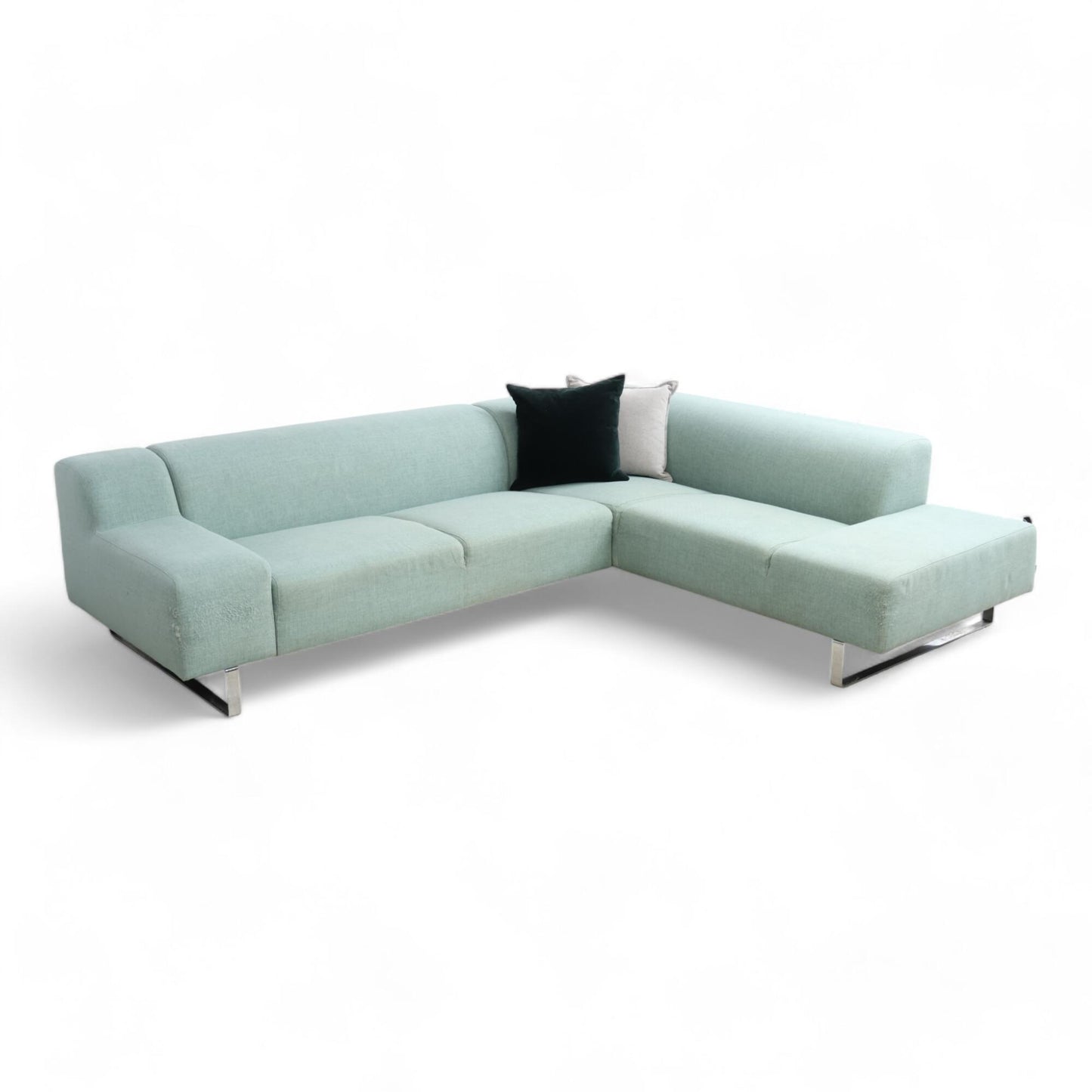 Nyrenset | Mintgrønn Bolia Seville sofa med sjeselong