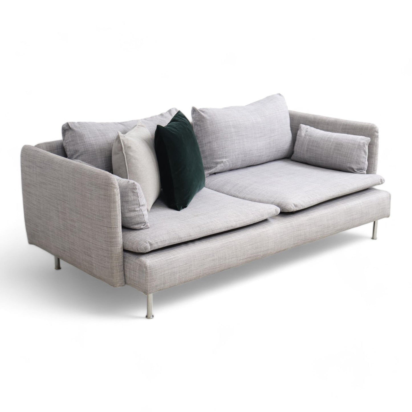 Nyrenset | Lys grå IKEA Söderhamn 3-seter sofa