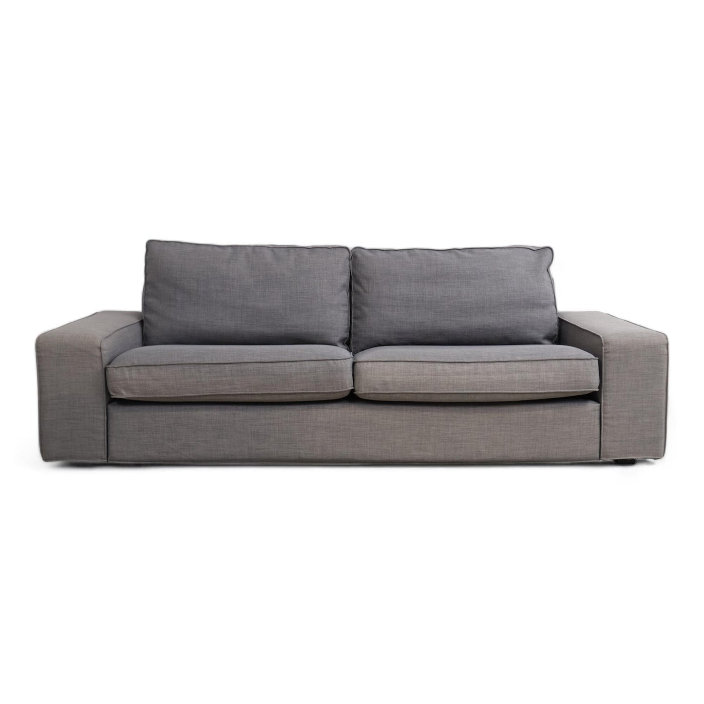 Nyrenset | Mørk grå IKEA Kivik 3-seter sofa