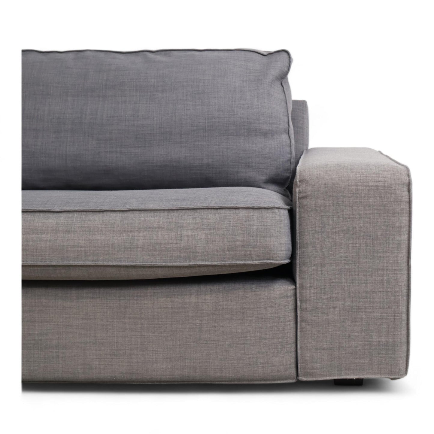 Nyrenset | Mørk grå IKEA Kivik 3-seter sofa