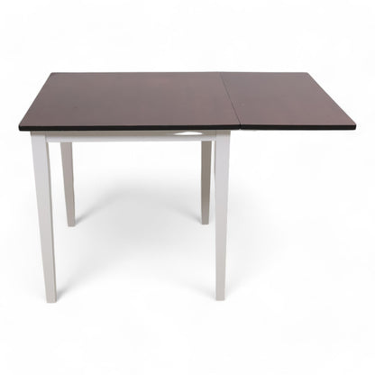 Nyrenset | Uttrekkbart spisebord i brun/hvit fra Jysk