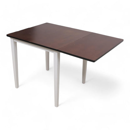 Nyrenset | Uttrekkbart spisebord i brun/hvit fra Jysk