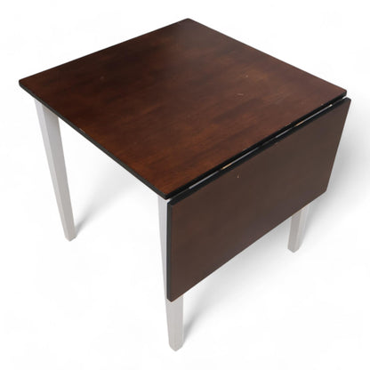 Nyrenset | Uttrekkbart spisebord i brun/hvit fra Jysk